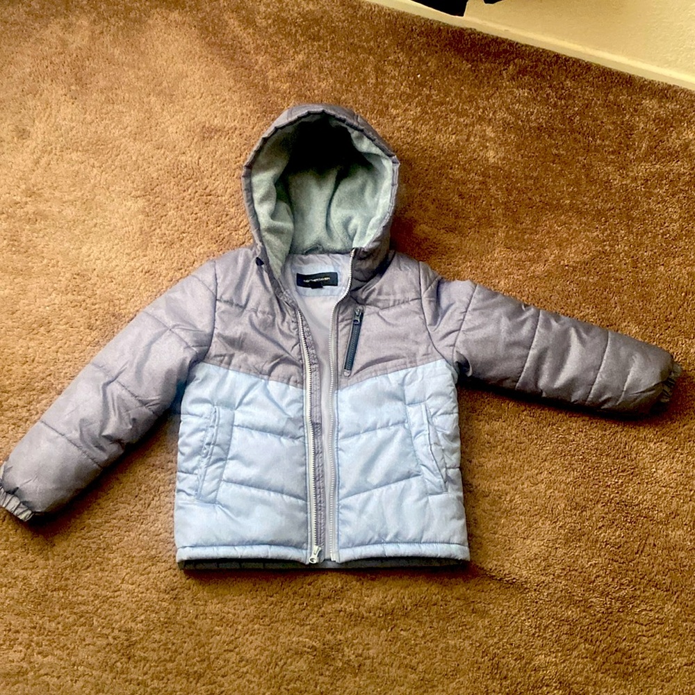 L@@K! Boys Size L(8) Lightweight Coat Gray